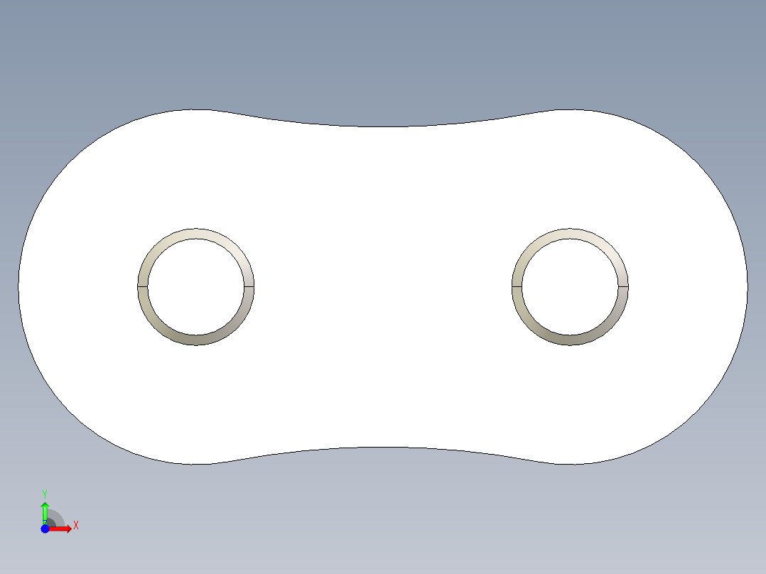 链条零件前视图