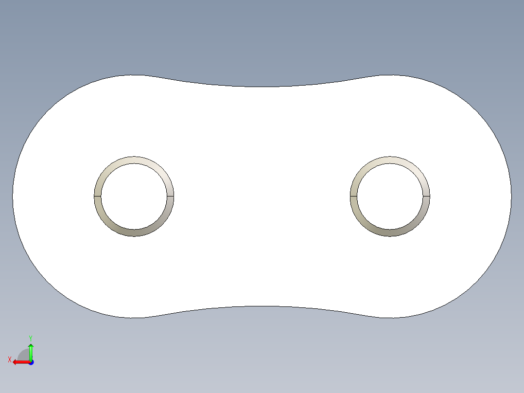 链条零件后视图