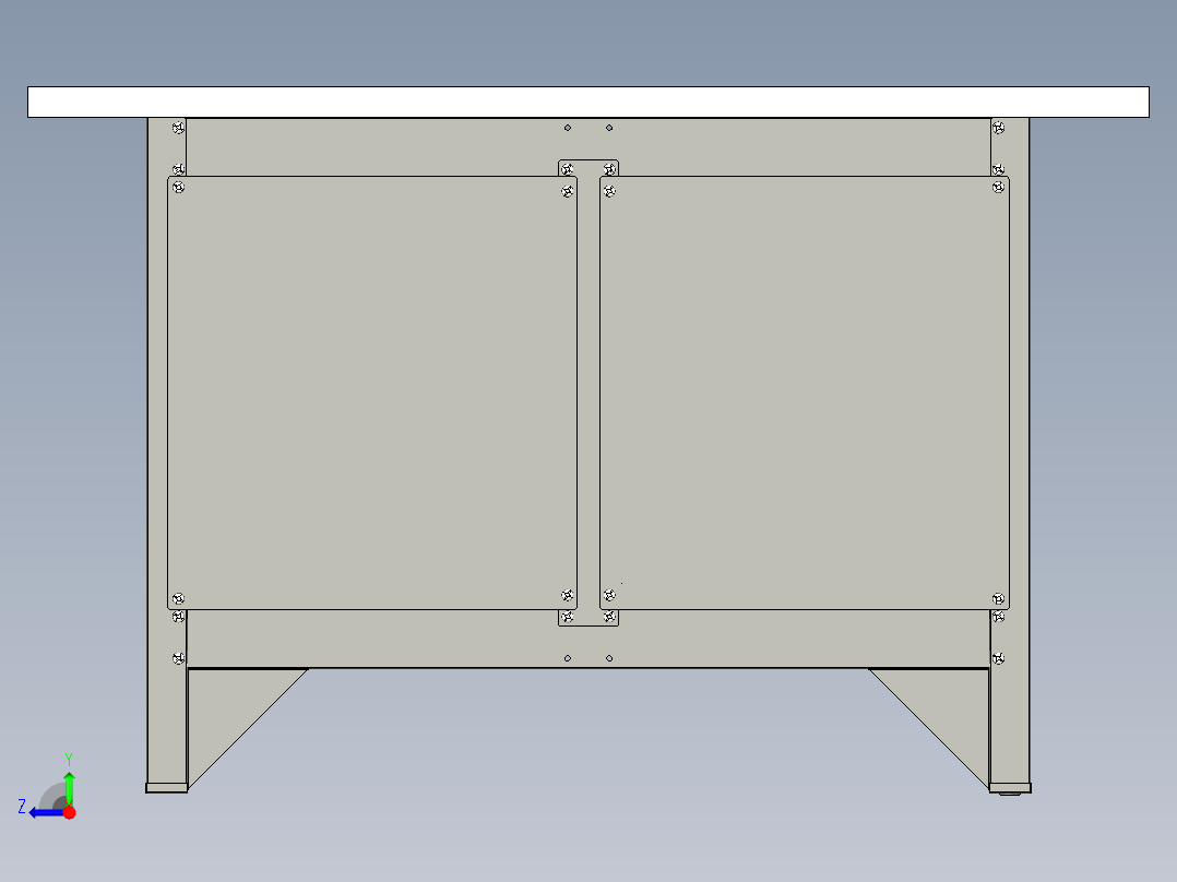 5抽屉工作台workbench-1-3-metre-with-5---sw右视图
