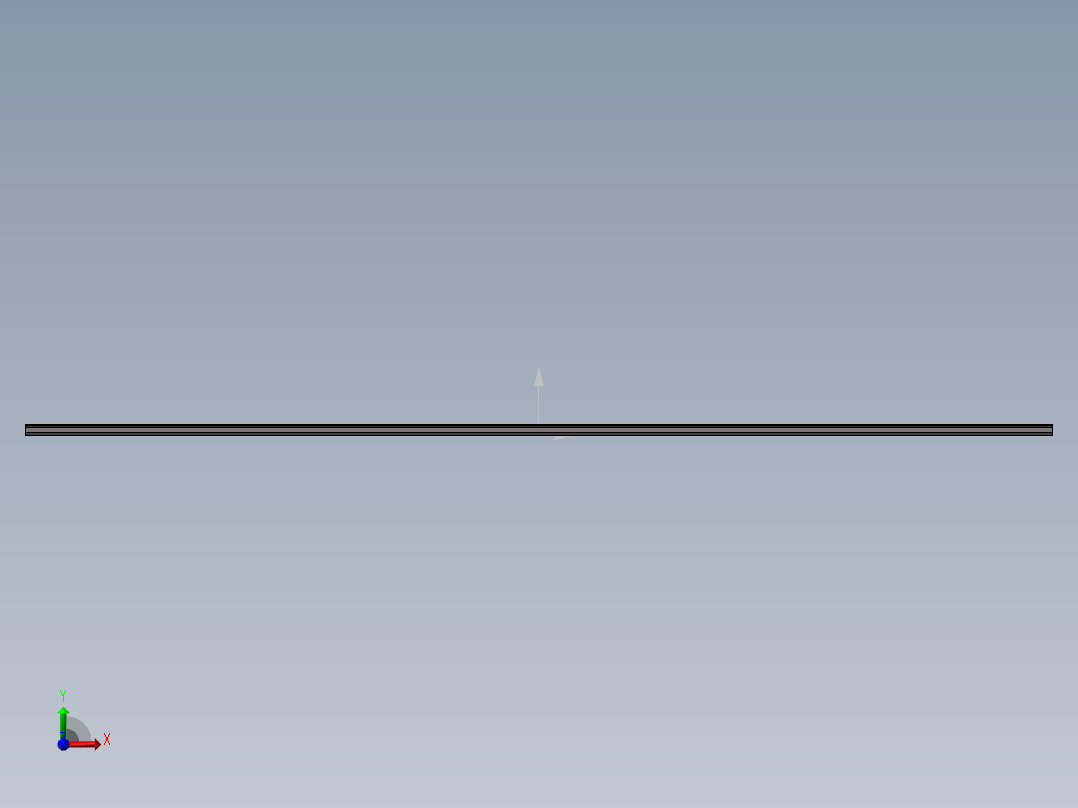 标准导轨前视图