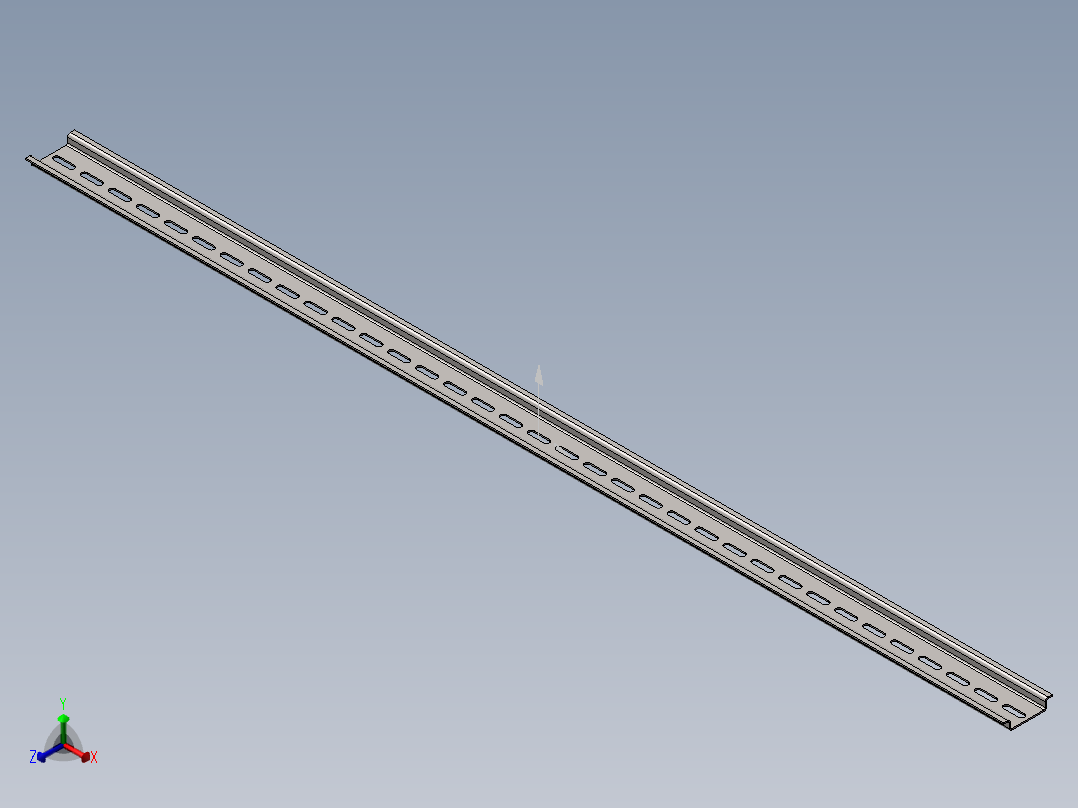 标准导轨正等轴测图