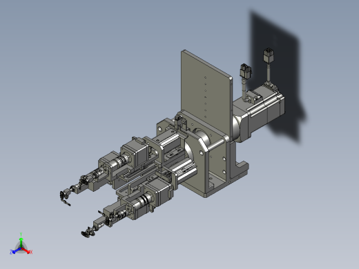0529取料模组正等轴测缩略图
