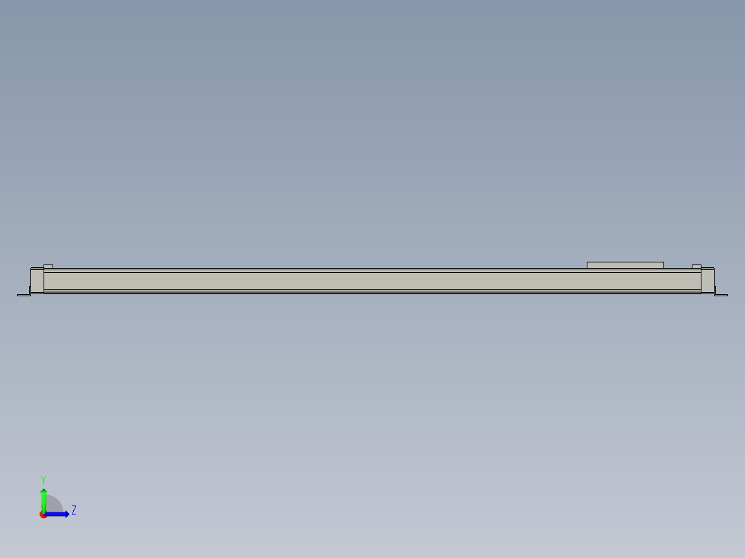 OSP-P-32-200-1100(带磁性)派克气动左视图