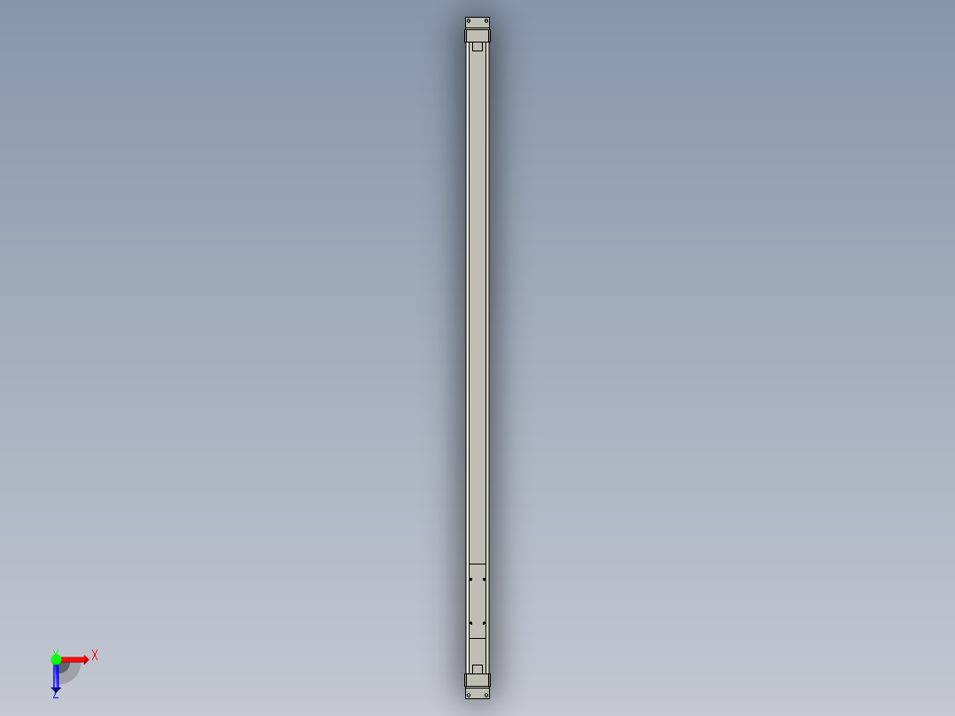 OSP-P-32-200-1100(带磁性)派克气动俯视图