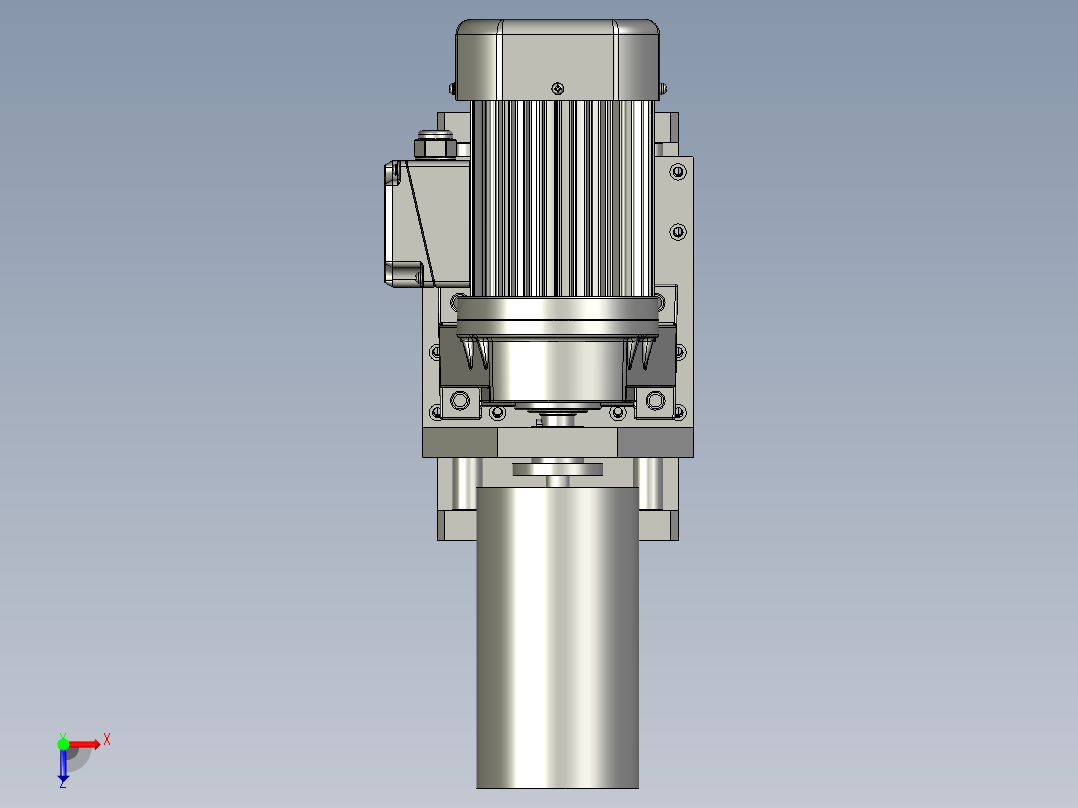 收丝仿轮电机俯视图