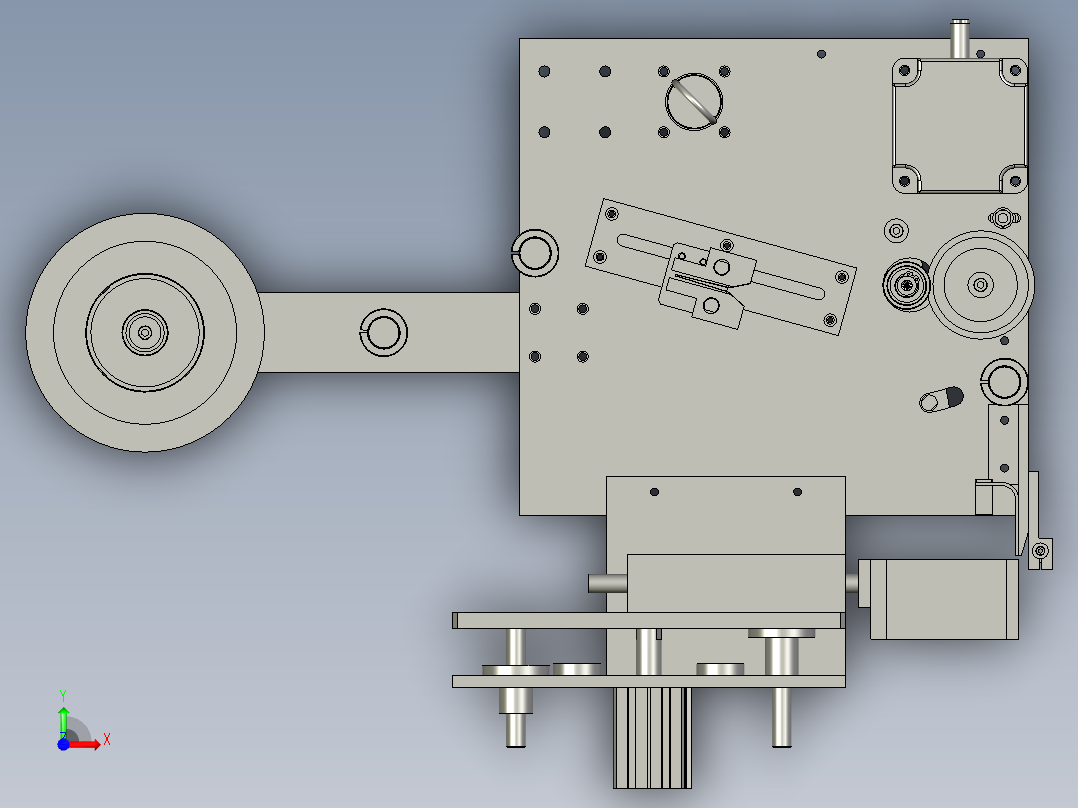 160308-00-00-贴标机主体前视图