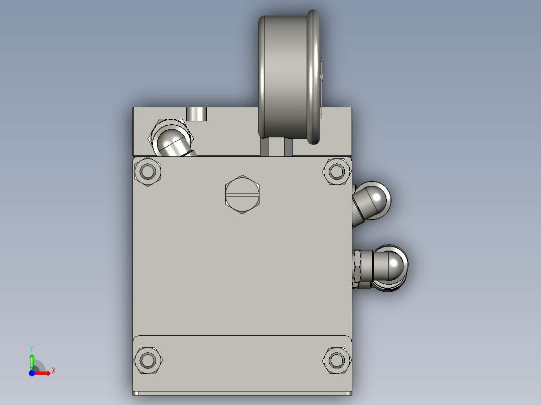 氮气氩气二氧化碳增压加压前视图