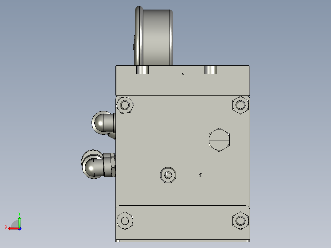 氮气氩气二氧化碳增压加压后视图