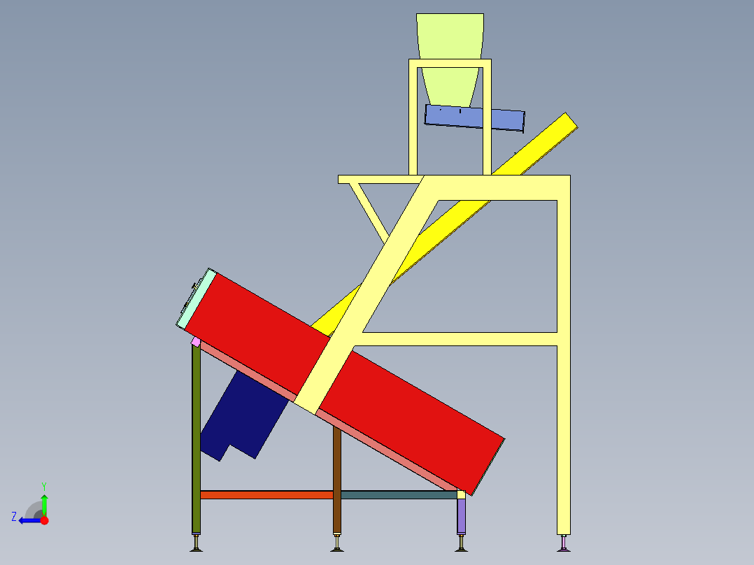 大米加工品质在线检测系统右视图