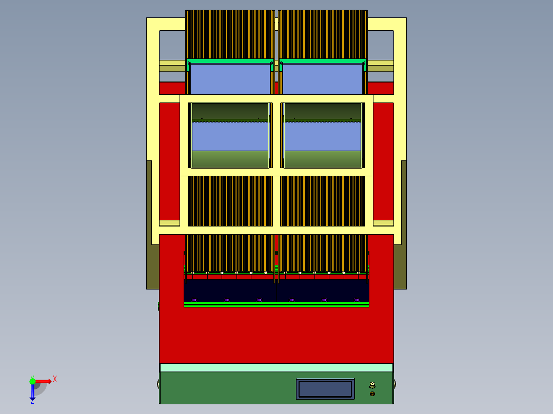 大米加工品质在线检测系统俯视图