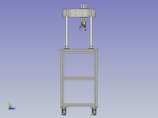 抓取机械手设计模型左视缩略图