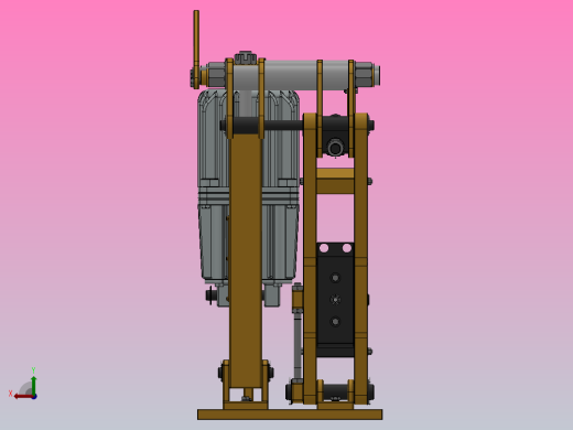 YP21系列电力液压盘式制动器YP21-500-630×30-ⅠA-CL.RL.WL.HL.H后视缩略图