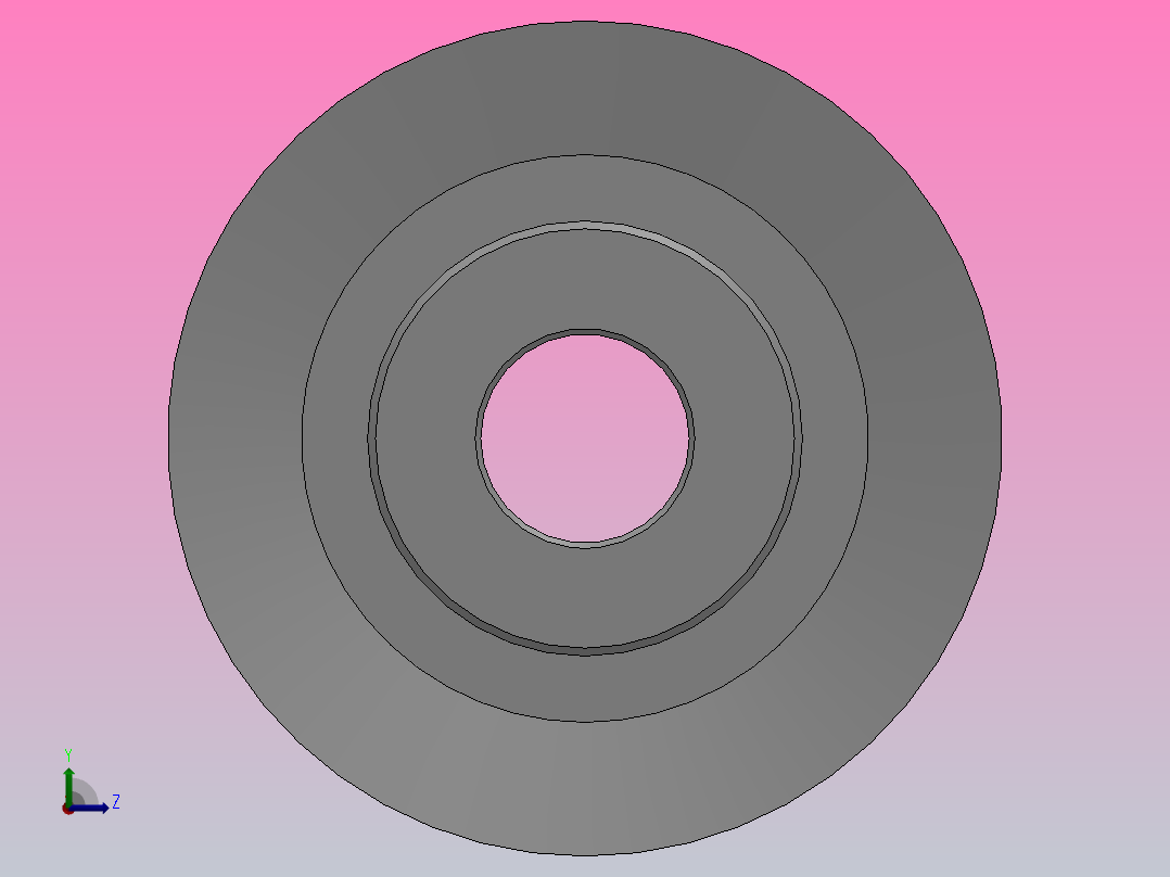 小凸缘型梯形齿同步带轮MXL型_SMXLDC-26-025-dc6-A左视图