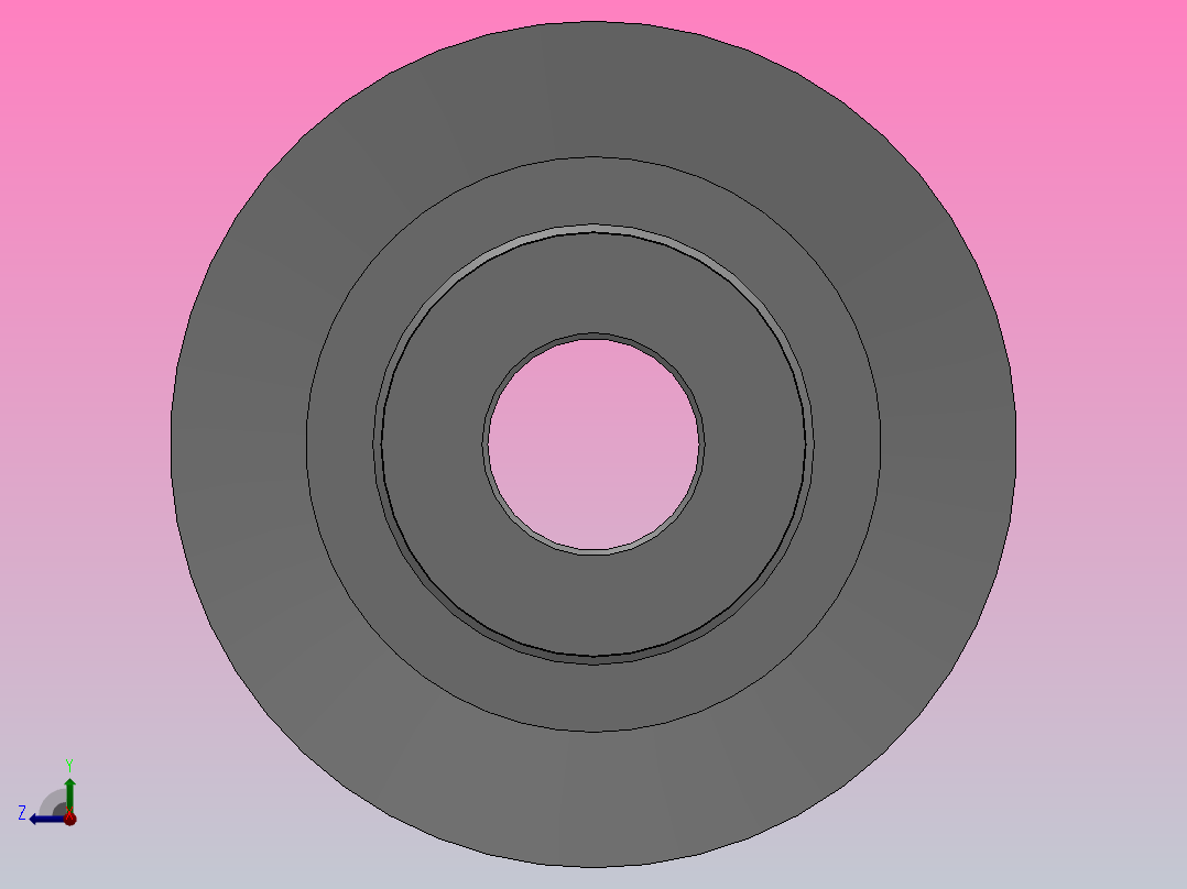 小凸缘型梯形齿同步带轮MXL型_SMXLDC-26-025-dc6-A右视图