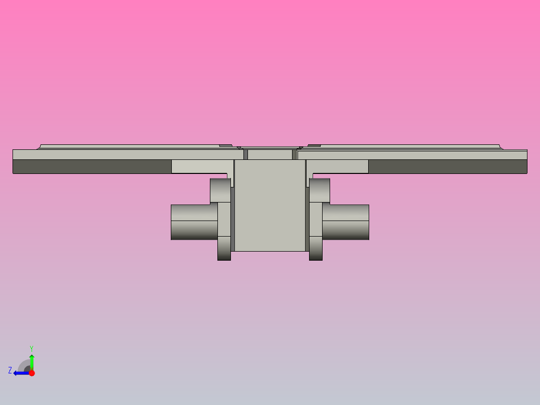 YBTL150J-AZ1-C1 150宽全贴胶链右视图