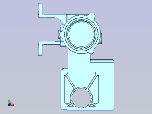 GEN泵座模型前视缩略图