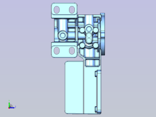 GEN泵座模型左视缩略图