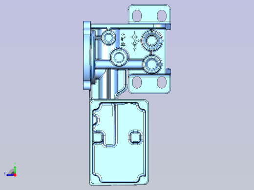 GEN泵座模型右视缩略图