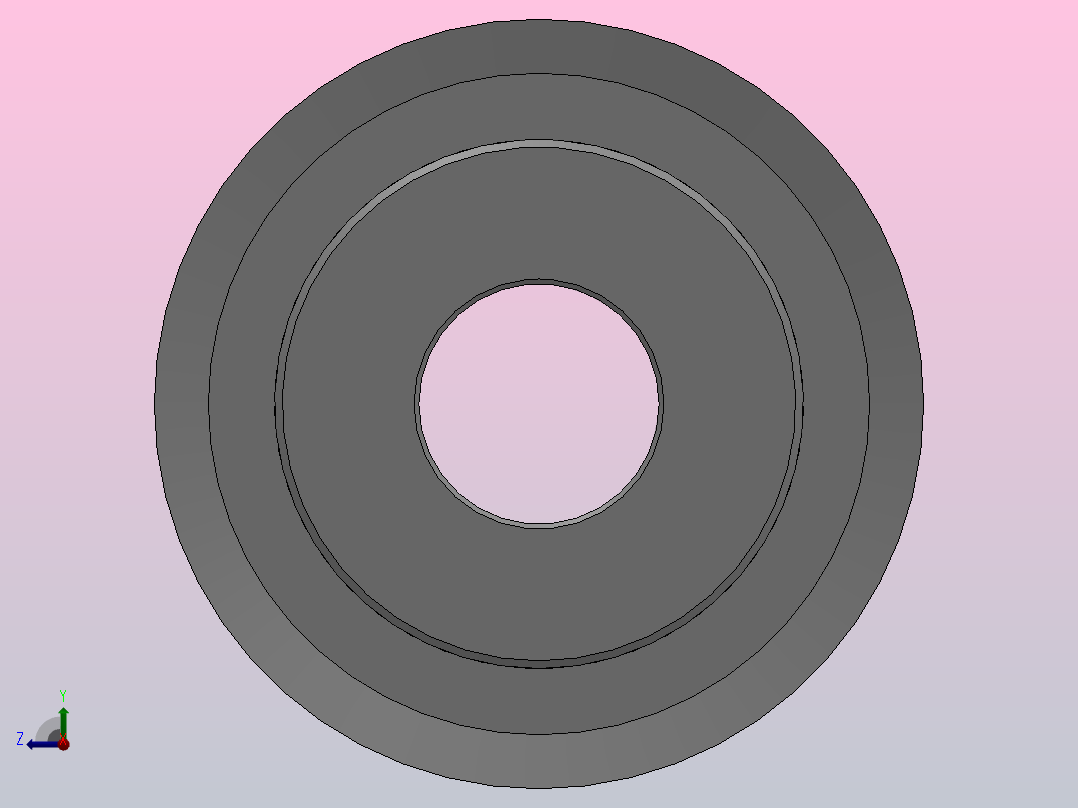 带顶丝圆孔标准型圆弧形齿同步带轮5GT型_S5GTHT-18-12-dt10-A右视图