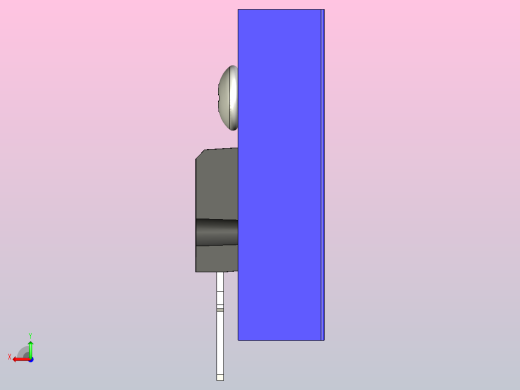 LM7918蓝色散热器25 x 12 6 x 6 5 mm孔18 3mm螺丝固定.stp后视缩略图