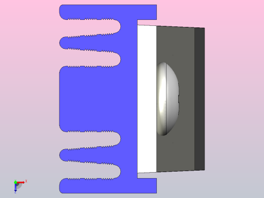 LM7918蓝色散热器25 x 12 6 x 6 5 mm孔18 3mm螺丝固定.stp俯视缩略图