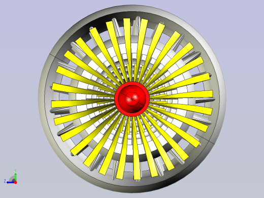 喷气发动机_Catia-V5右视缩略图