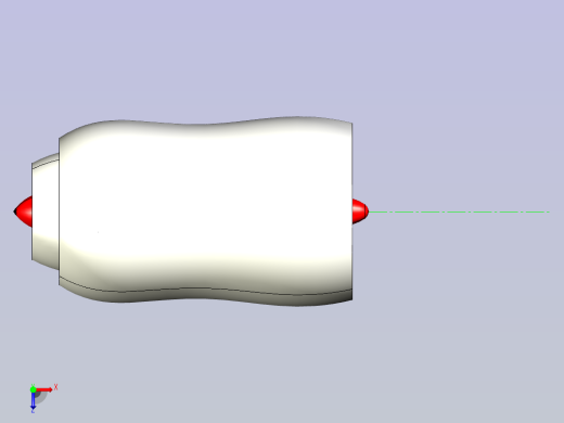 喷气发动机_Catia-V5俯视缩略图