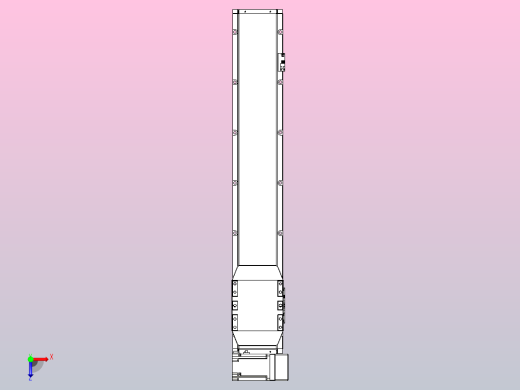 机器人皮带驱动直线轴TPA-GCB-150-P80-L700-RU-M75-N3俯视缩略图