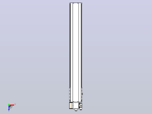 皮带直线轴半封闭可选导轨TPA-HNB-220D-176-L1350-LP-Y-P1K-N3俯视缩略图