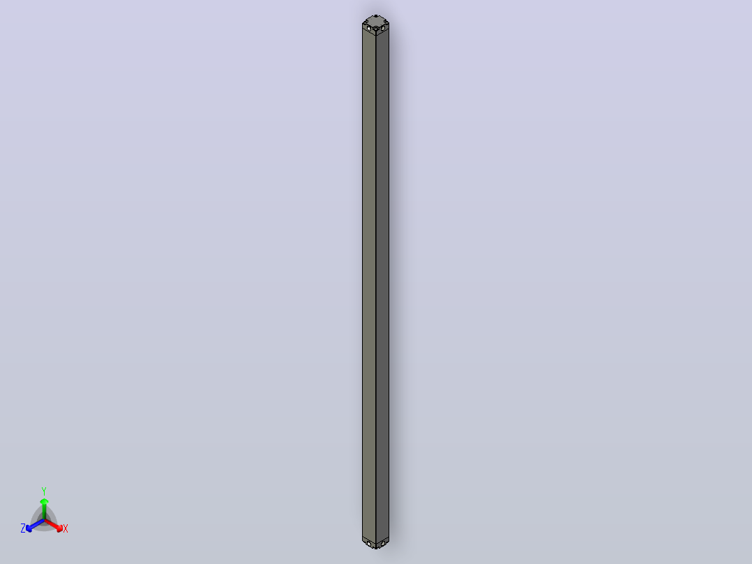 XTD2240安全光栅正等轴测图