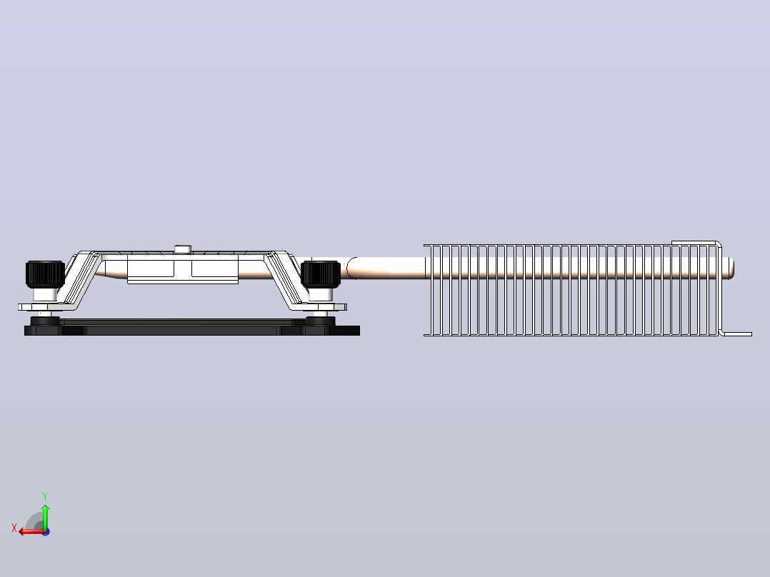 HTS1155LP散热器后视图