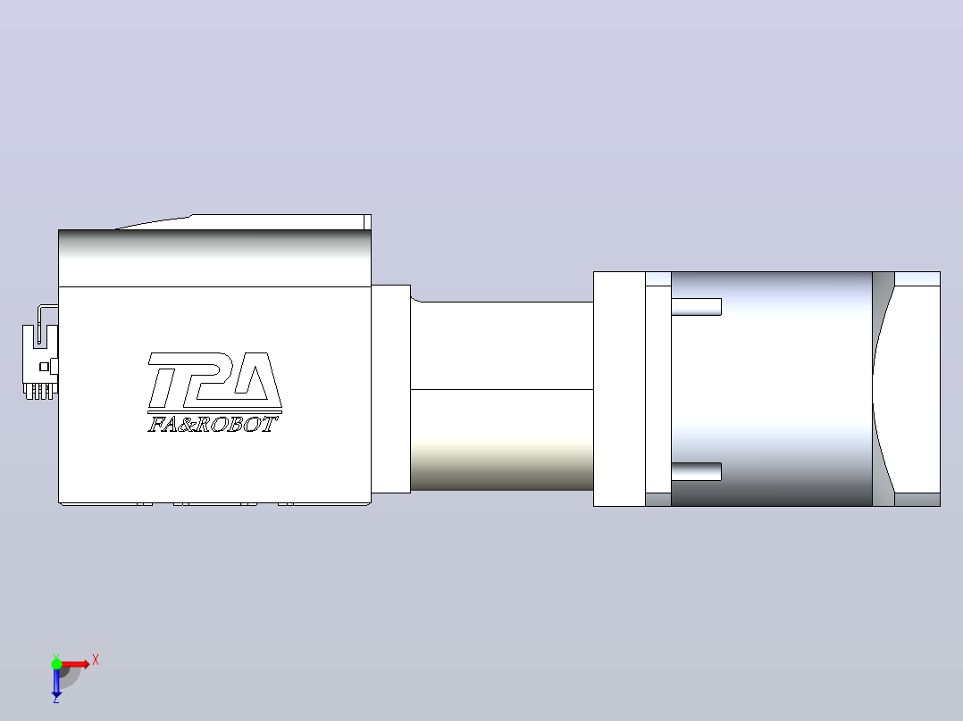 带式直线轴半闭式TPA-ONB-120F-90-L2650-DL-J90-N3俯视图
