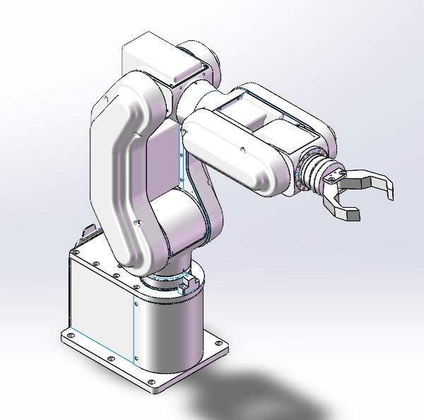 机械臂模型 sw+cad