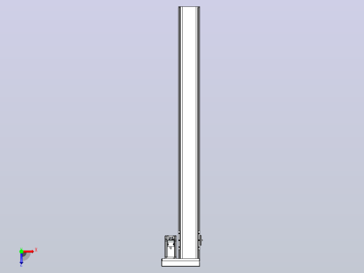 日规模组半封闭丝杆TPA-HNR-110D-1610C-L1100-ML-Y-P40-N3俯视缩略图