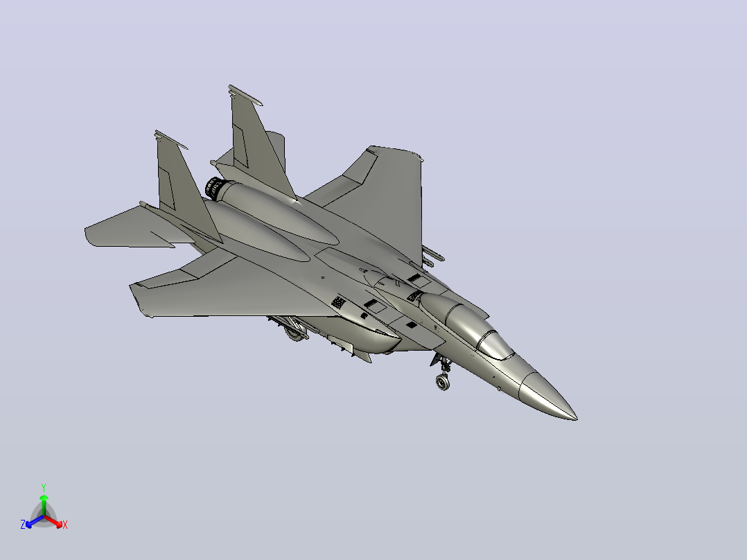 F-15E攻击鹰主视图