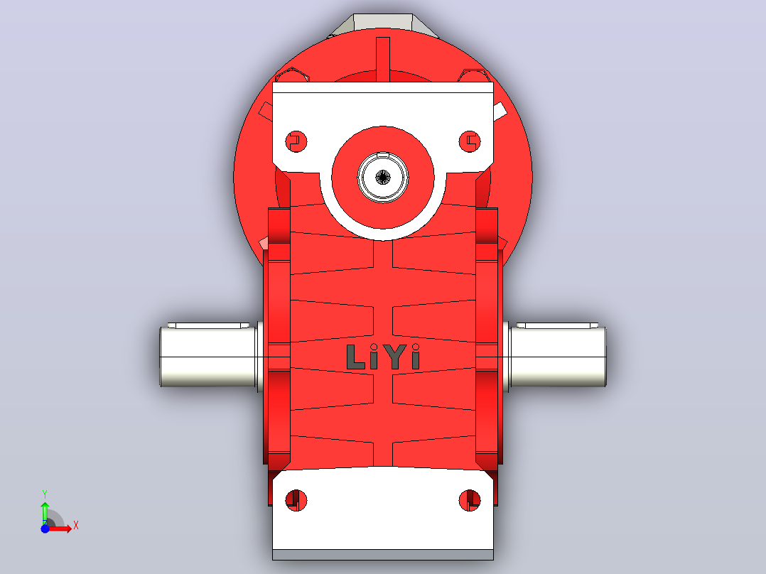 NMRV150蜗轮蜗杆减速机[RV150-E-80-3kW-A1-SZ]前视图