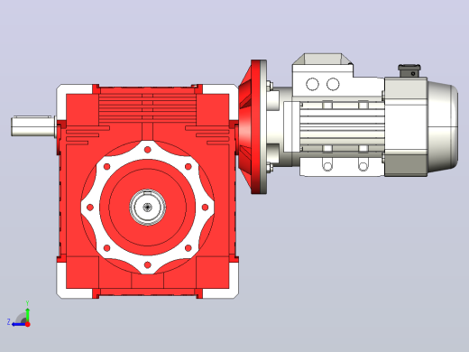 NMRV150蜗轮蜗杆减速机[RV150-E-80-3kW-A1-SZ]右视缩略图