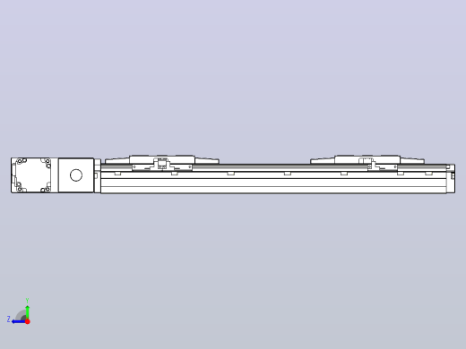 皮带直线轴双滑块型TPA-GCBS-120-P70-L75-QL-M20-N3右视缩略图