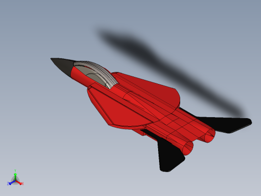 military jet plane喷气式飞机简易模型
