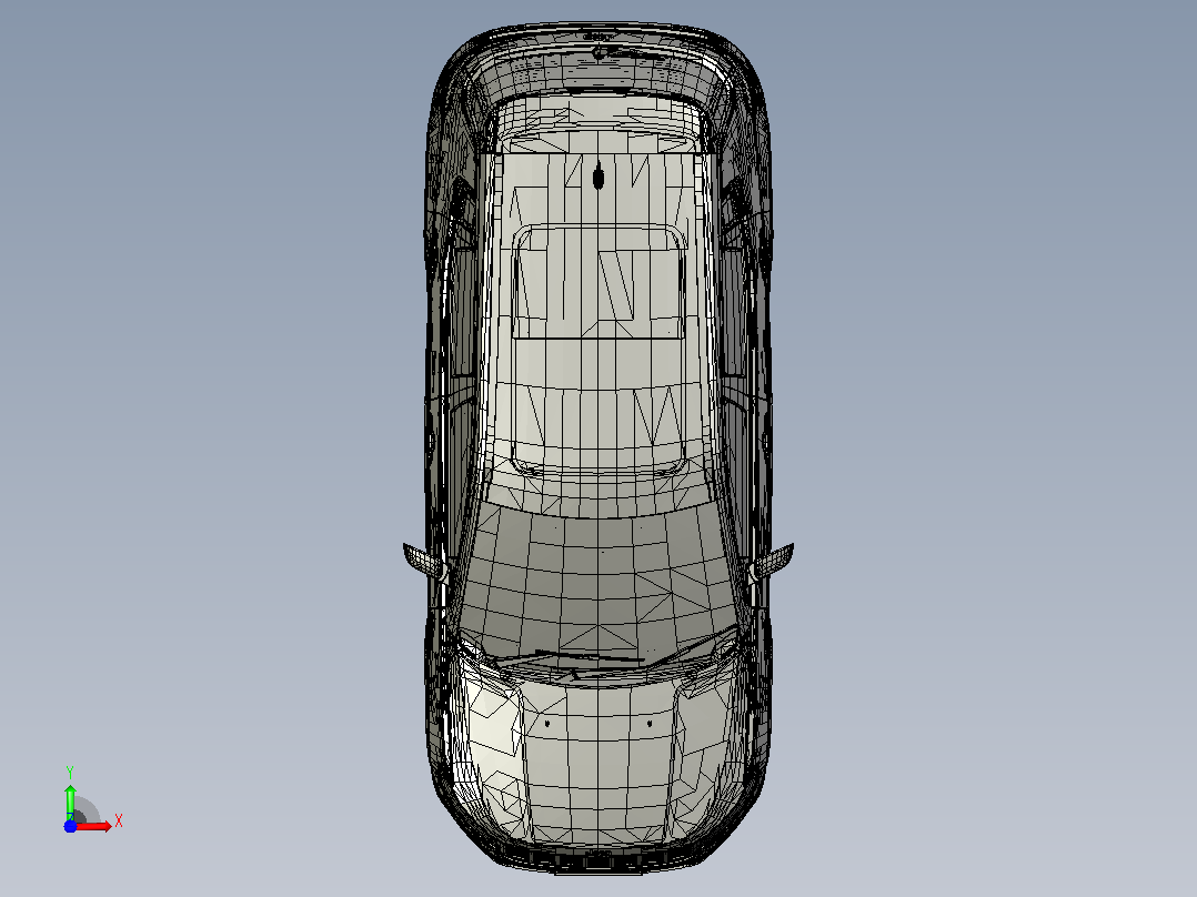 JEEP 轿车造型前视图