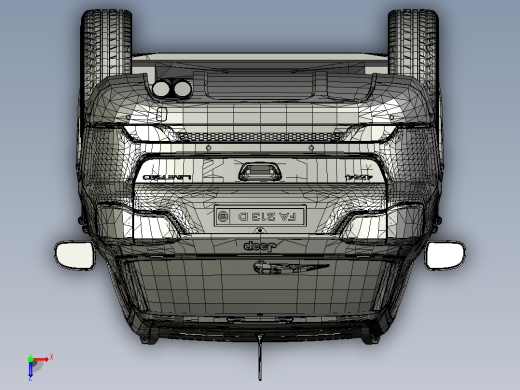 JEEP 轿车造型俯视缩略图