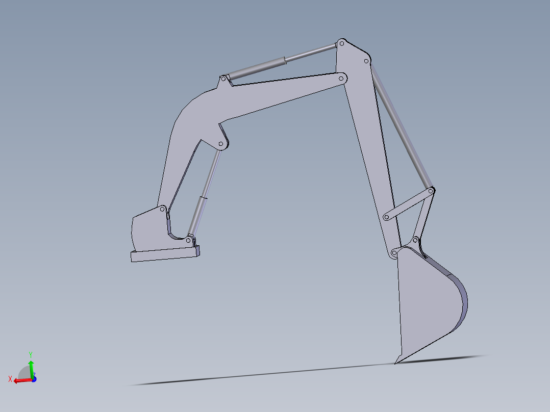 WY100液压履带挖掘机总体及工作装置设计及运动仿真(sw+说明书+cad)