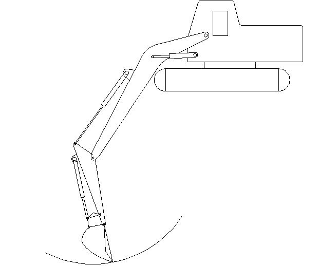 WY100液压履带挖掘机总体及工作装置设计及运动仿真(sw+说明书+cad)
