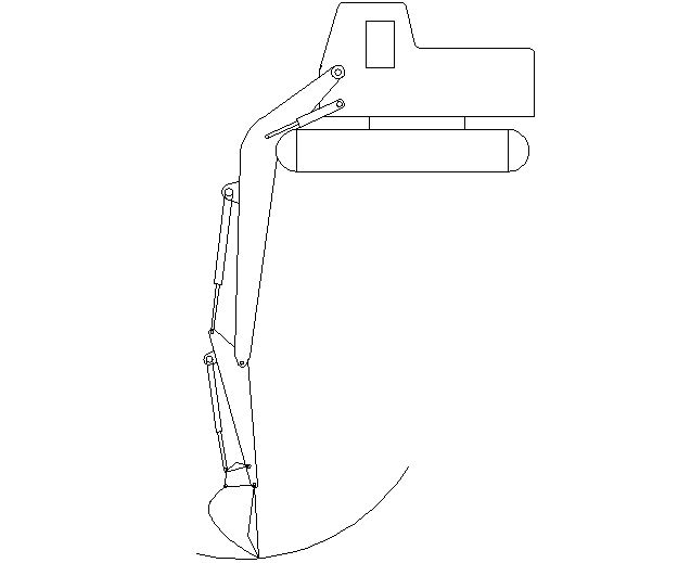 WY100液压履带挖掘机总体及工作装置设计及运动仿真(sw+说明书+cad)