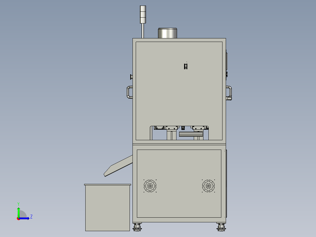 激光分板机 左视图