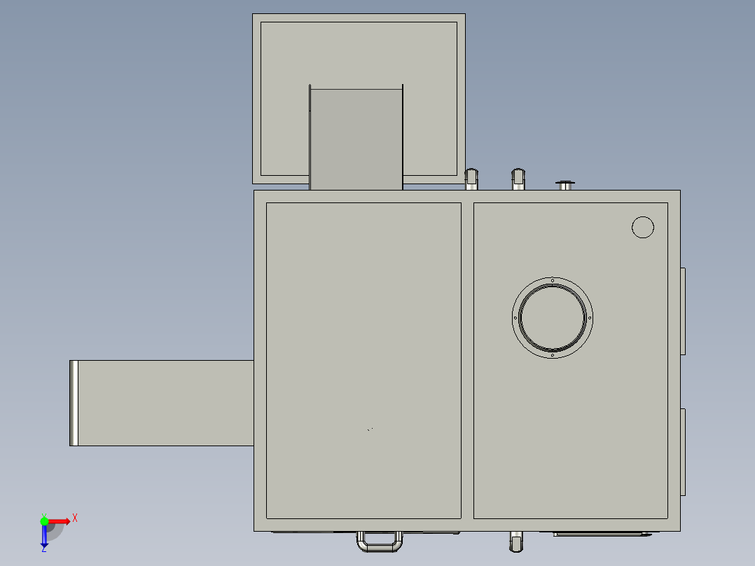 激光分板机 俯视图