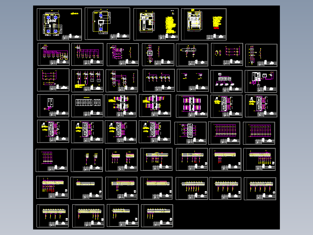 3万风量蓄热式焚烧炉氧化炉RTO电气图纸RTO蓄热燃烧设备电气原理