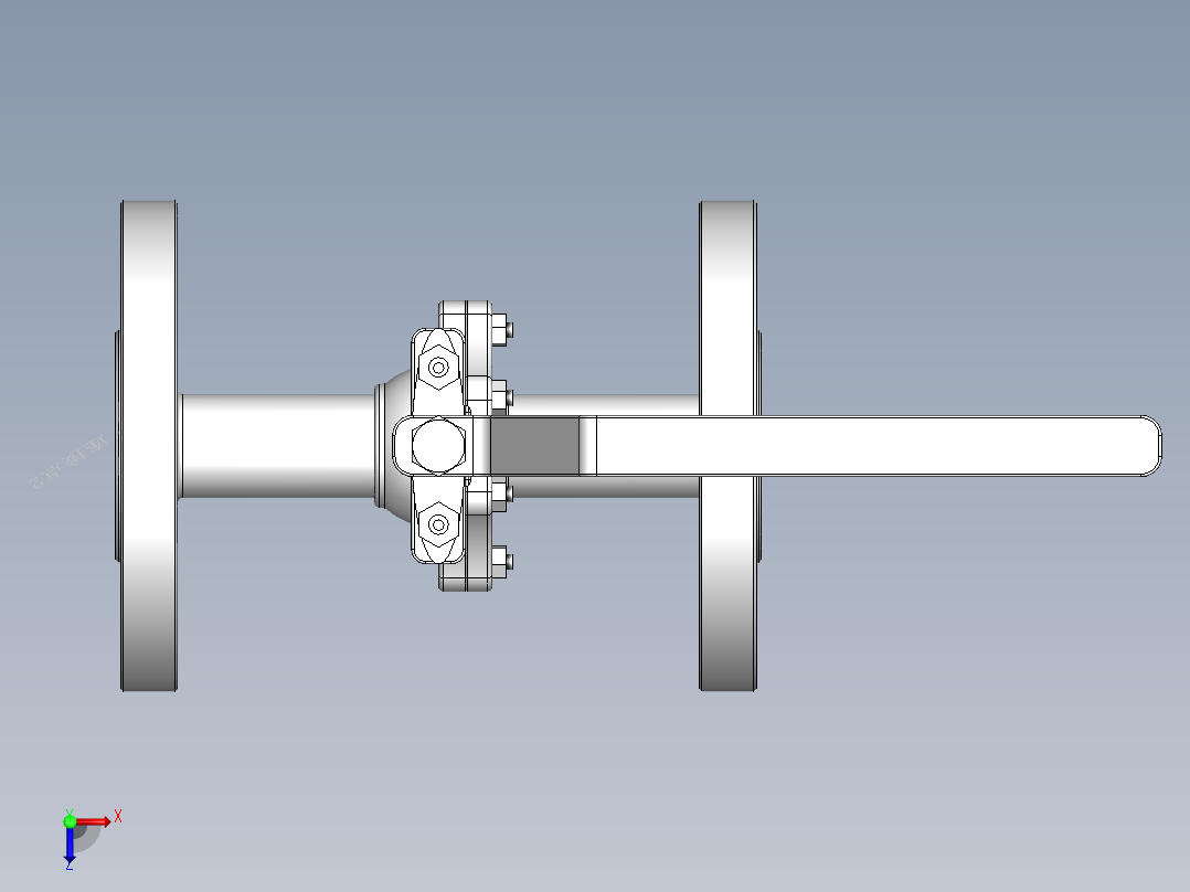 法兰球阀-316 DN15-DN200俯视图