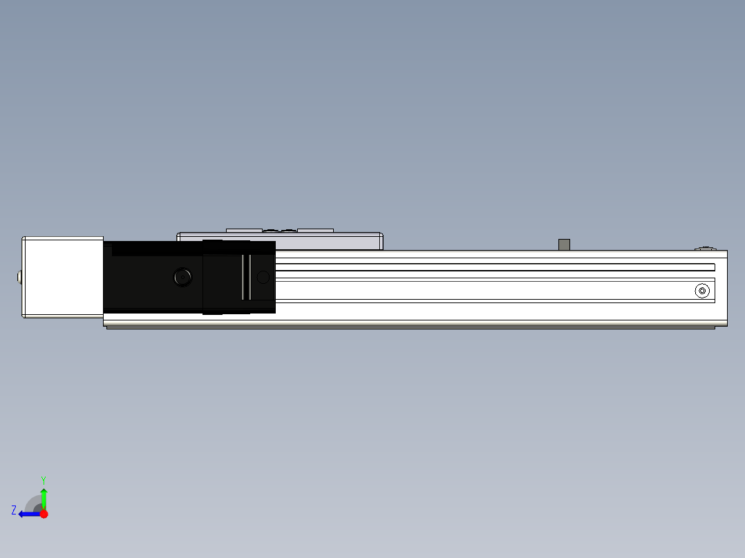 Toyo东佑达直线模组-ECH6-150-BL右视图