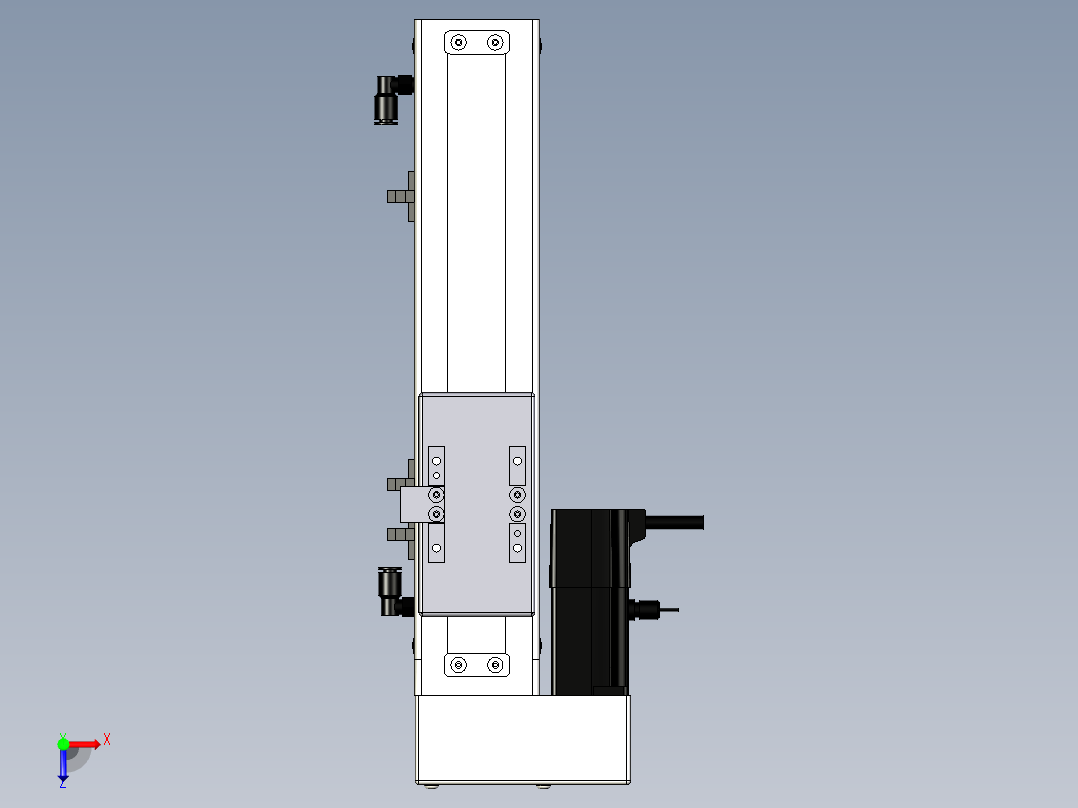 Toyo东佑达直线模组-ECH6-150-BL俯视图